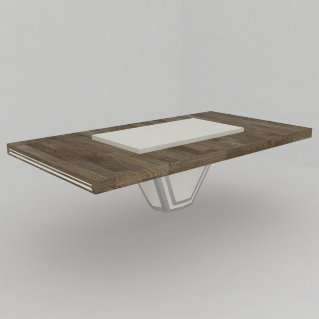 modern coffee table -pil- 3D मॉडल .c4d .max .obj .3ds .fbx .stl .blend 