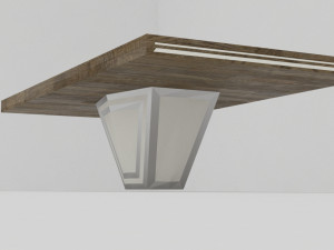 modern coffee table -pil- 3D मॉडल