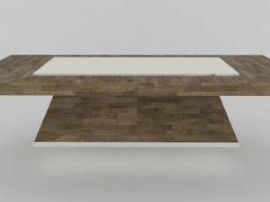 4 modern coffee tables 3D मॉडल