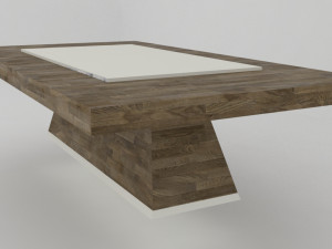 4 modern coffee tables 3D मॉडल