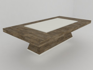4 modern coffee tables 3D मॉडल