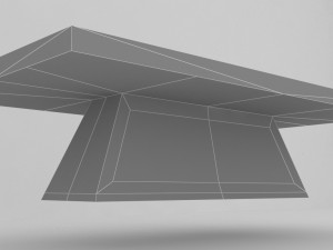 4 modern coffee tables 3D मॉडल