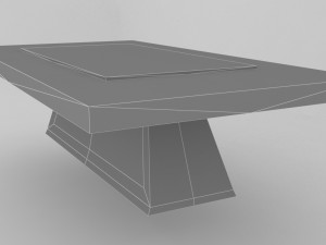 4 modern coffee tables 3D मॉडल