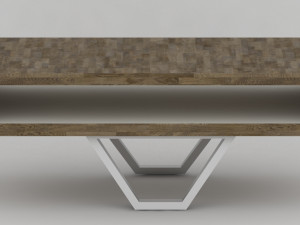 4 modern coffee tables 3D मॉडल