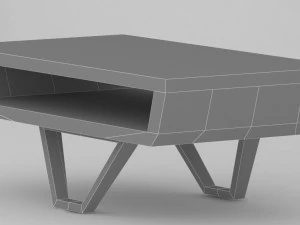 collection of modern tables 3D Model