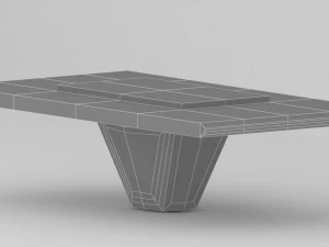 collection of modern tables 3D Model