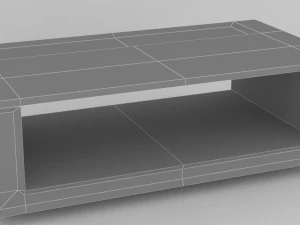 collection of modern tables 3D Model