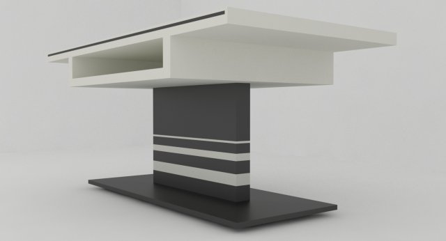 modern dining table -trin- Model 3D .c4d .max .obj .3ds .fbx .stl .blend 