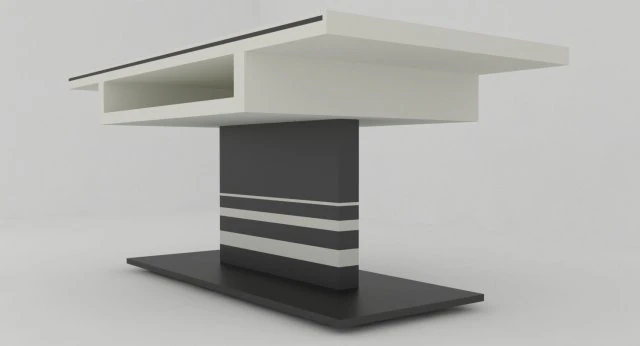 moderne eettafel -trin- 3D Model .c4d .max .obj .3ds .fbx .stl .blend