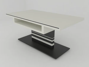 moderne eettafel -trin- 3D Model