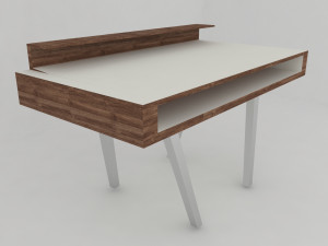 writing desk -miksa- 3D 모델