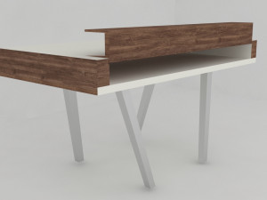 writing desk -miksa- 3D मॉडल