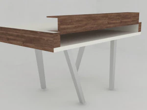 writing desk -miksa- 3D Model