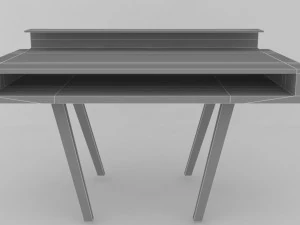 writing desk -miksa- 3D Model