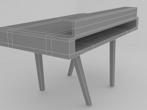 writing desk -miksa- 3D मॉडल