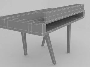 writing desk -miksa- 3D Model