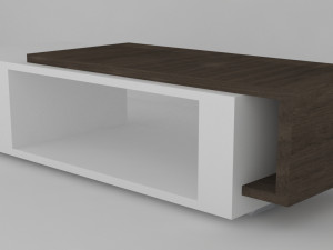 modern coffee table 3D मॉडल