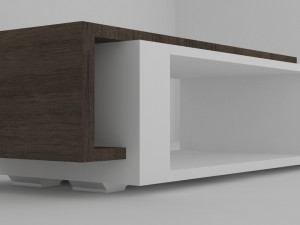 modern coffee table 3D मॉडल