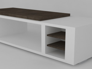 modern coffee table 3D मॉडल