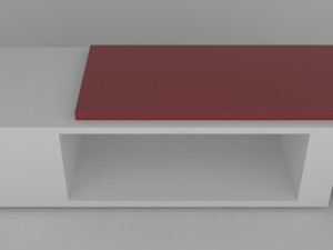 modern coffee table 3D मॉडल