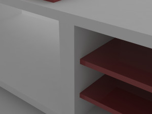 modern coffee table 3D मॉडल