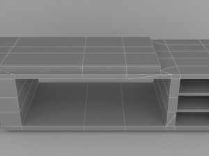 modern coffee table 3D मॉडल