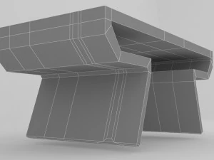 postmodern style coffee table 3D Model