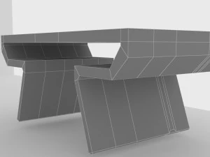 postmodern style coffee table 3D Model