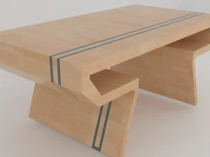 postmodern style coffee table 3D Model