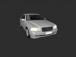 mercedes c-class w202 3D 모델