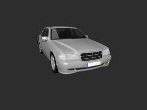 mercedes c-class w202 Modèle 3D
