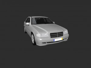 mercedes c-class w202 3D Model
