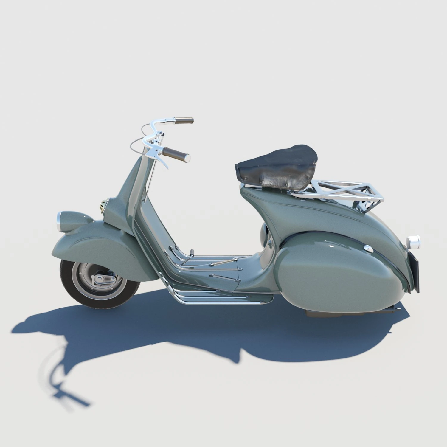 vespa piaggio classic 3D Model .c4d .max .obj .3ds .fbx .stl .blend 