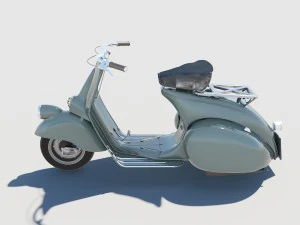 베스파 피아지오 클래식 3D 모델