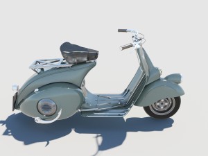 vespa piaggio classic 3D मॉडल