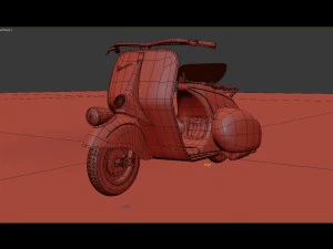 vespa piaggio classic 3D Model