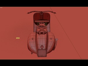 vespa piaggio classic 3D मॉडल