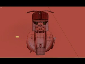 vespa piaggio classic 3D Model