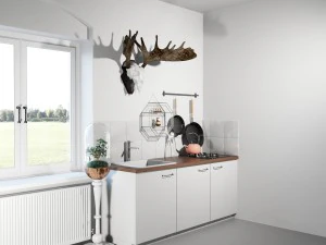 작은 주방 코너 3D 모델