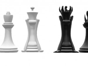 evil chess Modèles 3D en vedette
