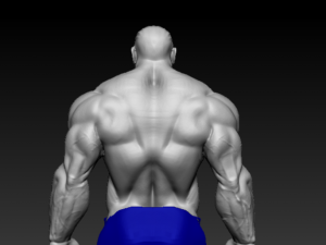 silver man Model 3D