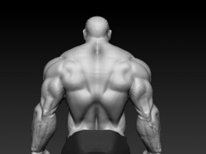 silver man Model 3D