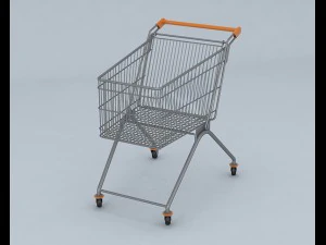 supermarkt karretje 3D Model
