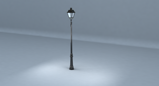 street lamp set Model 3D .c4d .max .obj .3ds .fbx .stl .blend 