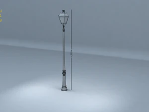 street lamp set 3D Model