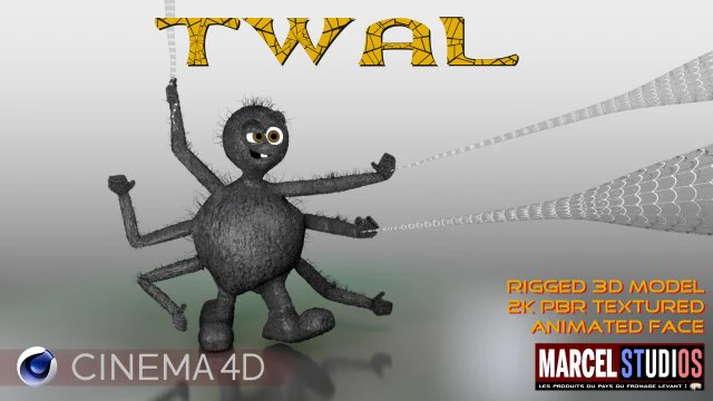 twal 3D Model .c4d .max .obj .3ds .fbx .stl .blend 