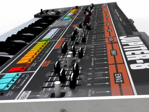 roland jupiter-8 3D Model