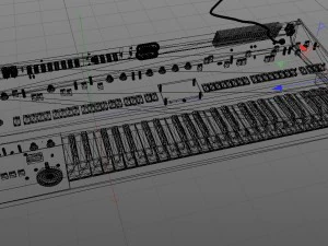 roland jupiter-8 3D Model