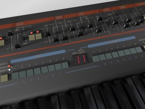 roland juno-106 3D Модель