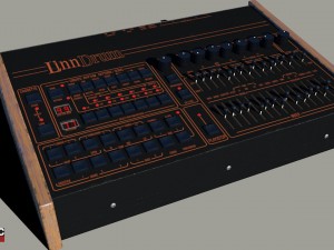 linndrum 3D 模型